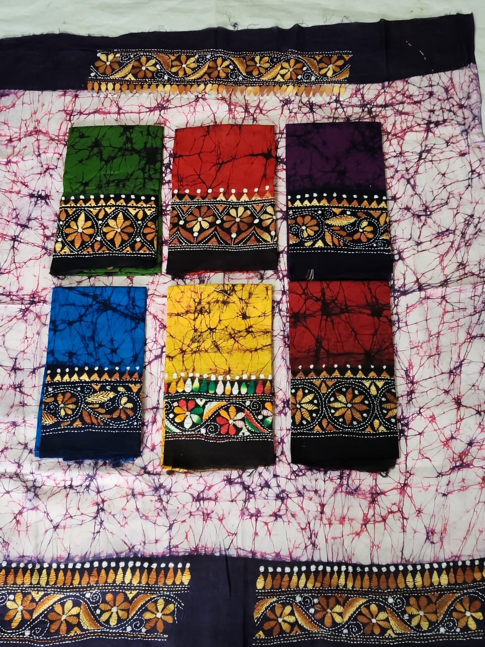 WhatsApp Image 2025-10-17 at 23.24.29_0039b045 Cotton Kantha Stitch Hand Batik Blouse Material – Combo - Image 5