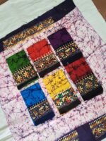 Cotton Kantha Stitch Hand Batik Blouse Material – Combo - Image 4