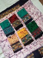 Pure Cotton Kantha Stitch Hand Batik Blouse Material – Combo - Image 4