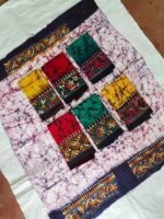 Kantha Stitch Hand Batik Blouse Material – Combo Pure 100% Cotton - Image 4