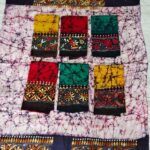 Kantha Stitch Hand Batik Blouse Material – Combo Pure 100% Cotton