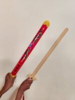 Bamboo Toy Sword (Talwar) – Traditional Handmade Kids’ Play Sword - Image 4
