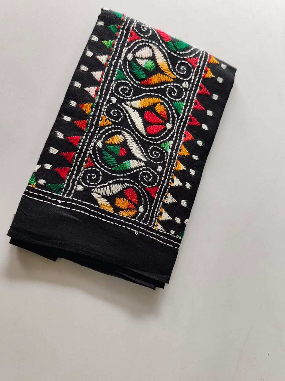 WhatsApp Image 2025-10-28 at 12.42.40_0aaea863 Kantha Stitch Blouse Piece for Ladies (Black Multicolor work) - Image 2