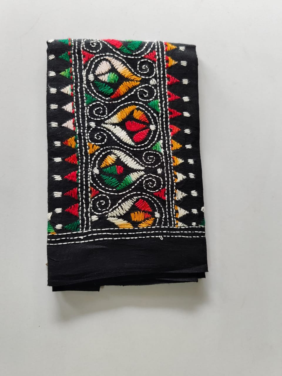 WhatsApp Image 2025-10-28 at 12.42.40_3be6e4f5 Kantha Stitch Blouse Piece for Ladies (Black Multicolor work) - Image 1