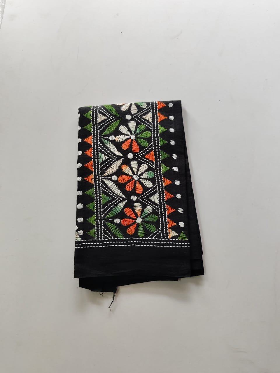WhatsApp Image 2025-10-28 at 12.58.13_e33d61c5 Black Kantha Stitch Blouse Piece Multi Colour Thread Work - Image 3