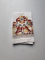 White Blouse Kantha Material – Multi-Colored Embroidery - Image 4