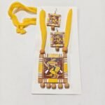 Terracotta Necklace Set yellow colour (Sticker Theme)