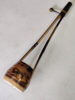 Shantiniketan Handmade Baul Ektara - Made of Wood and Goatskin Leather - Image 4