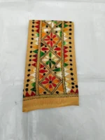 Cotton Hand Work Blouse Piece - flower design