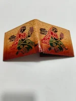 Handcrafted Shantiniketan Leather Wallet