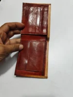 Handcrafted Shantiniketan Leather Wallet - Image 3