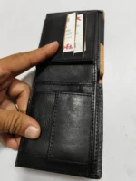 Handcrafted Shantiniketan Batik Design Leather Wallet - Image 2