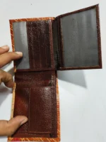 Handcrafted Shantiniketan Leather Wallet - Image 6