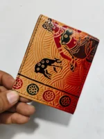 Handcrafted Shantiniketan Leather Wallet - Image 3