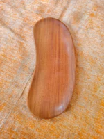 Handcrafted Natural Wooden Serving Plate (Premium Finish) Cashew plate - Image 2