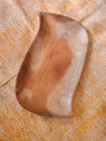 Handcrafted Natural Wooden Serving Plate (Premium Finish) S Plate - Image 3