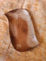 Handcrafted Natural Wooden Serving Plate (Premium Finish) S Plate - Image 2