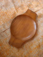 Handcrafted Natural Wooden Serving Plate (Premium Finish) Hand-held place - Image 3