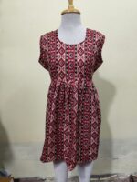 Soft Cotton Printed Kids Gown Frock (Age 5–14 Years) - Image 4