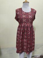 Soft Cotton Printed Kids Gown Frock (Age 5–14 Years) - Image 3