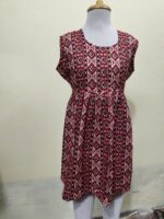 Soft Cotton Printed Kids Gown Frock (Age 5–14 Years) - Image 3