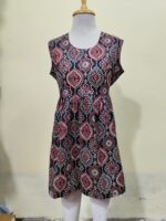 Soft Cotton Printed Kids Gown Frock (Age 5–10 Years) - Image 2
