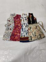 Soft cotton printed Gown frock for kids (4pc)
