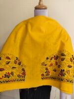 Premium Cotton Kantha Stitch Blouse Material yellow - Image 5