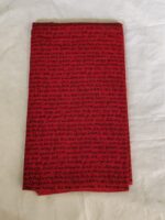 Handwritten Script Printed Cotton Fabric (By Meter) – Multi-Purpose Dress & Blouse Material