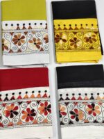 Hand embroidery Dual Color Blouse piece (4 piec) - Image 4