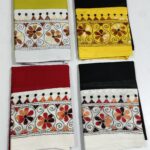 Hand embroidery Dual Color Blouse piece (4 piec)