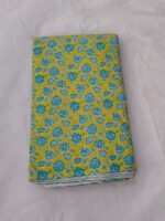 Printed Cotton Fabric (By Meter) – Multi-Use Dress & Blouse Material yellow - Image 4