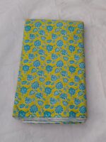 Printed Cotton Fabric (By Meter) – Multi-Use Dress & Blouse Material yellow