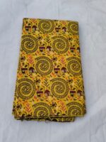 Yellow Printed Cotton Fabric (By Meter) – Multi-Use Dress & Blouse Material