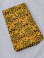 Yellow Printed Cotton Fabric (By Meter) – Multi-Use Dress & Blouse Material - Image 2
