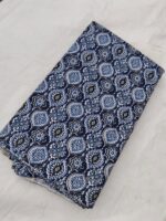 Printed Cotton Fabric (By Meter) – Multi-Use Dress & Blouse Material Blue - Image 2