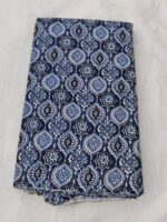 Printed Cotton Fabric (By Meter) – Multi-Use Dress & Blouse Material Blue