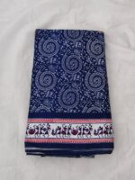 Printed Cotton Fabric (By Meter) – Multi-Use Dress & Blouse Material Blue - Image 4