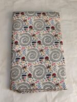 White Printed Cotton Fabric (By Meter) – Multi-Use Dress & Blouse Material Craft Work - Image 4