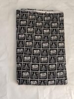 Printed Cotton Fabric (By Meter) – Multi-Use Dress & Blouse Material Black - Image 4