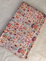 Printed Cotton Fabric (By Meter) – Multi-Use Dress & Blouse Material White - Image 3