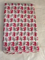 Elephant Print Cotton Fabric (By Meter) – Multi-Use Dress & Blouse Material