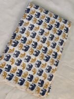 Cotton Fabric (By Meter) – Multi-Use Dress & Blouse Material Elephant Print - Image 2