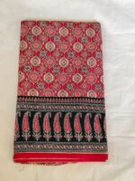 Ajrakh Style Printed Cotton Fabric (By Meter) – Multi-Use Dress & Blouse Material