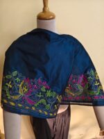 Silk Kantha Stitch Blouse Material (Hand-Embroidered - Image 6