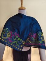 Silk Kantha Stitch Blouse Material (Hand-Embroidered - Image 7
