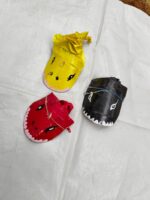 Children's Toy Paper Crocodile Made of Rubber and Clay