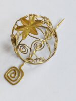 Handcrafted Hair Bun Cage Set Flower Design for Women and Girls - Image 4