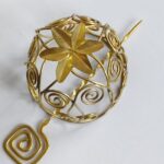 Handcrafted Hair Bun Cage Set Flower Design for Women and Girls