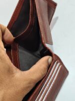 Style Leather Brown Holder Mens Wallet - Image 8